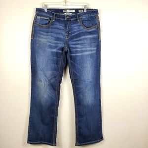 Buckle BKE Derek Bootleg Denim Jeans Medium Wash